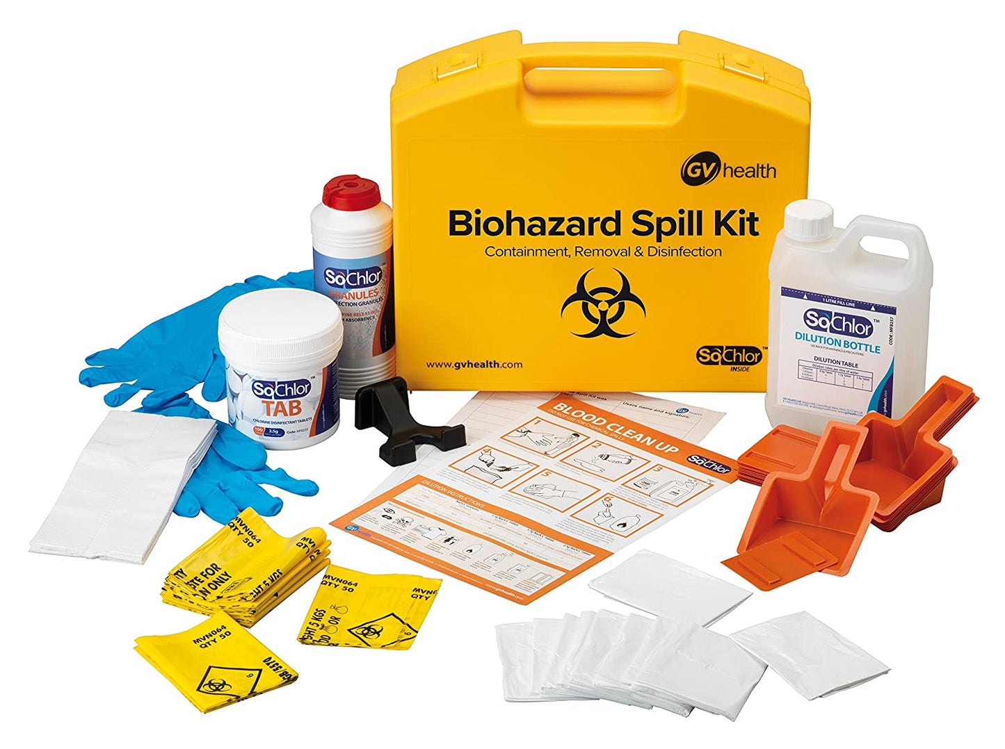 Biohazard Spill kit -25 biohazard spillages