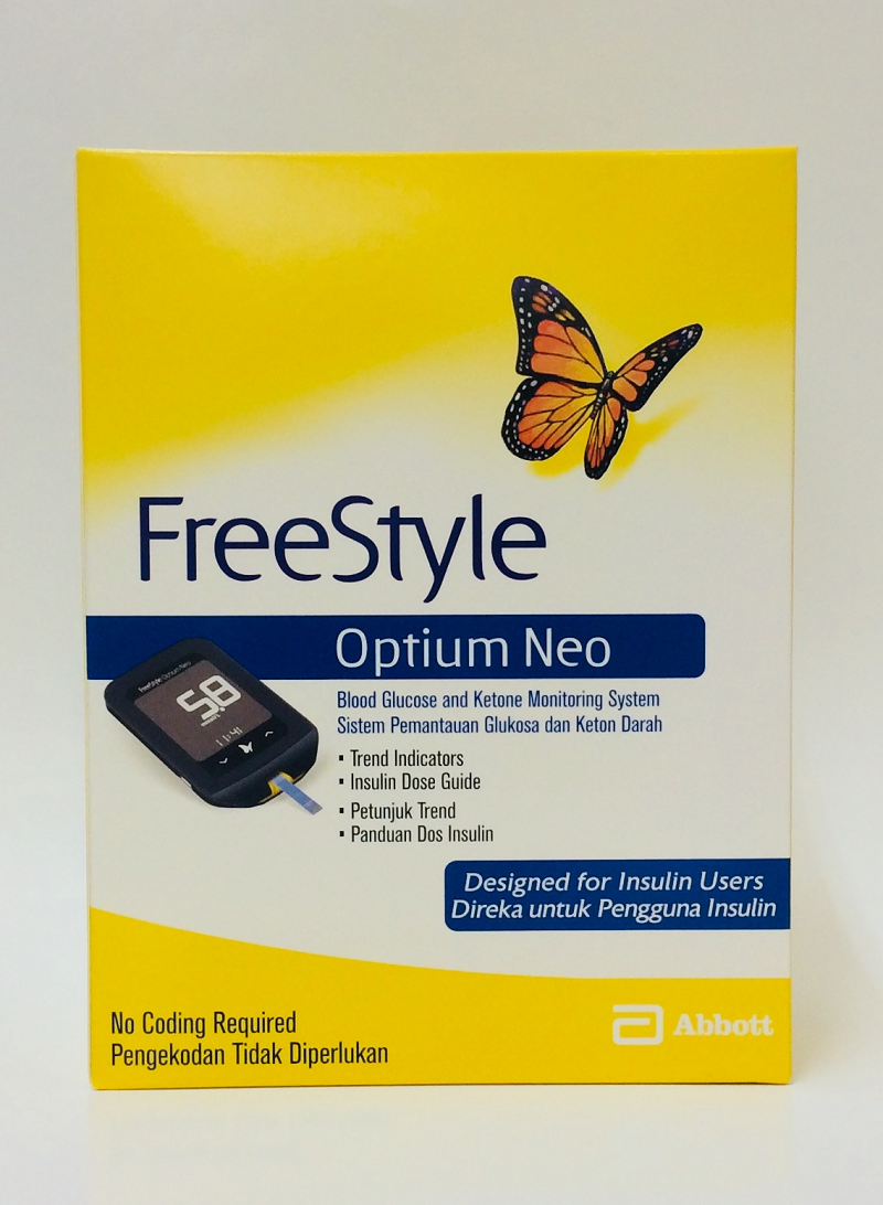 Blood glucose monitoring system FreeStyle Optium Neo