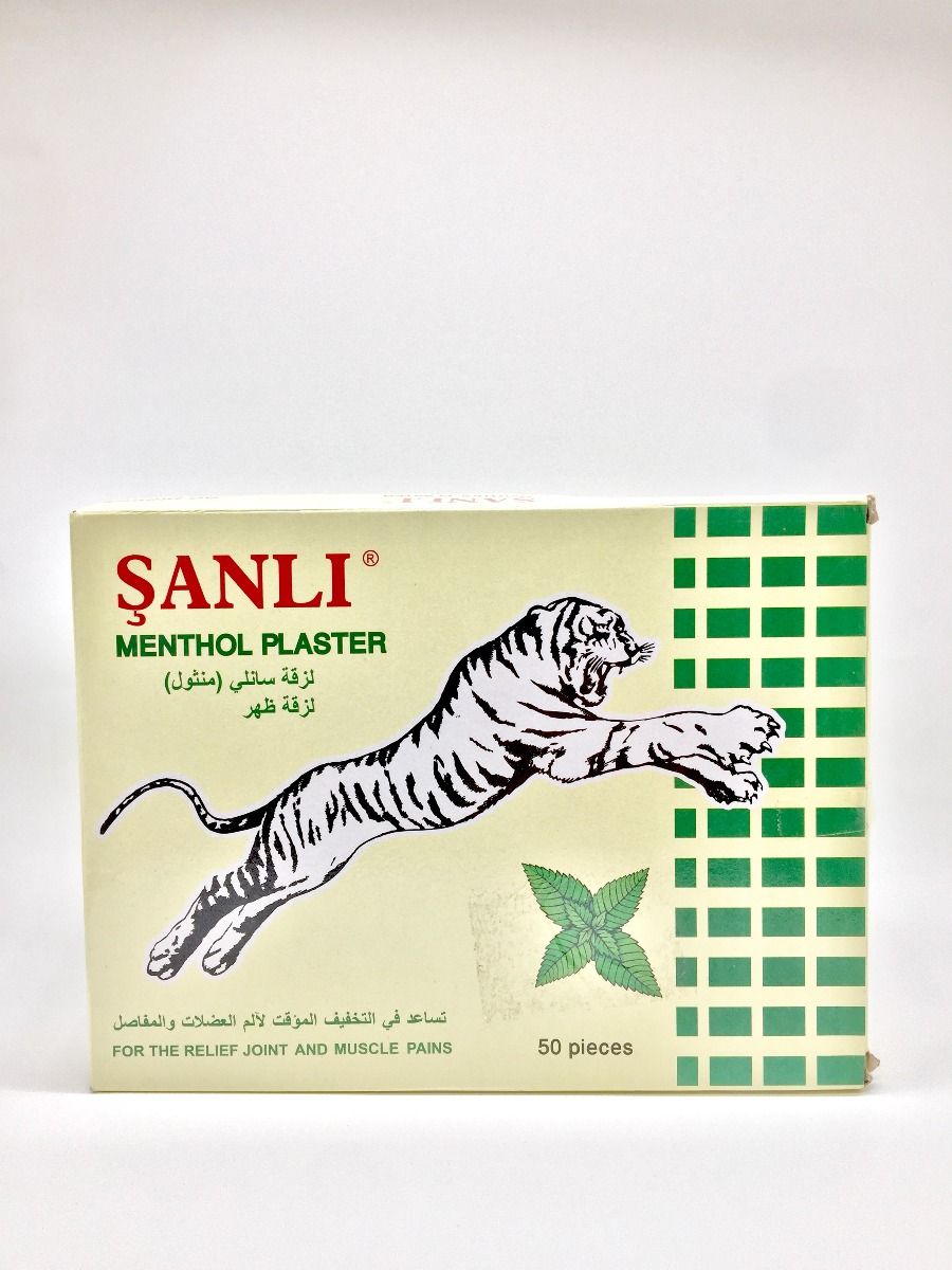 Menthol Plaster , Sanli , (50 pcs/Pack)