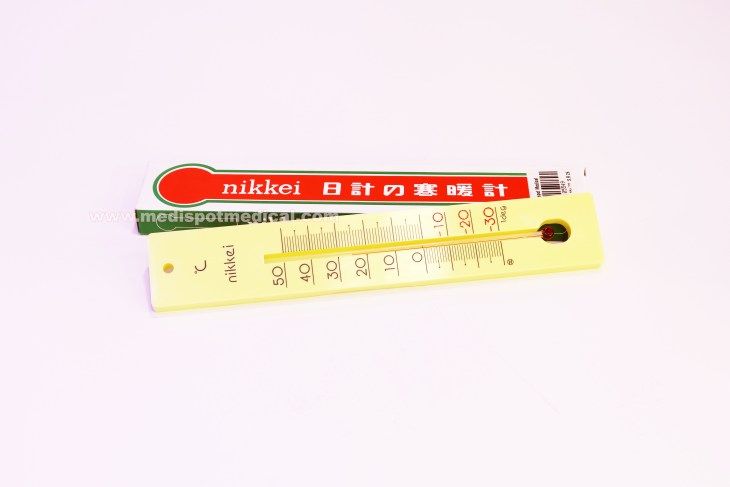 Plastic mercury temperature scale , nikkei