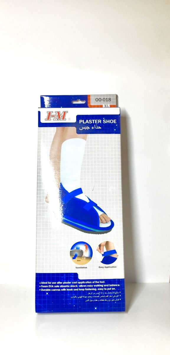 Plaster shoe