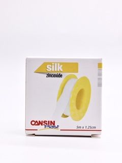 Surgical silk plaster with zincoxide , Cansin plast