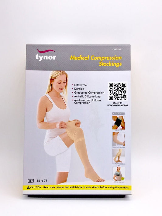 Medical compression stockings , tynor , below knee