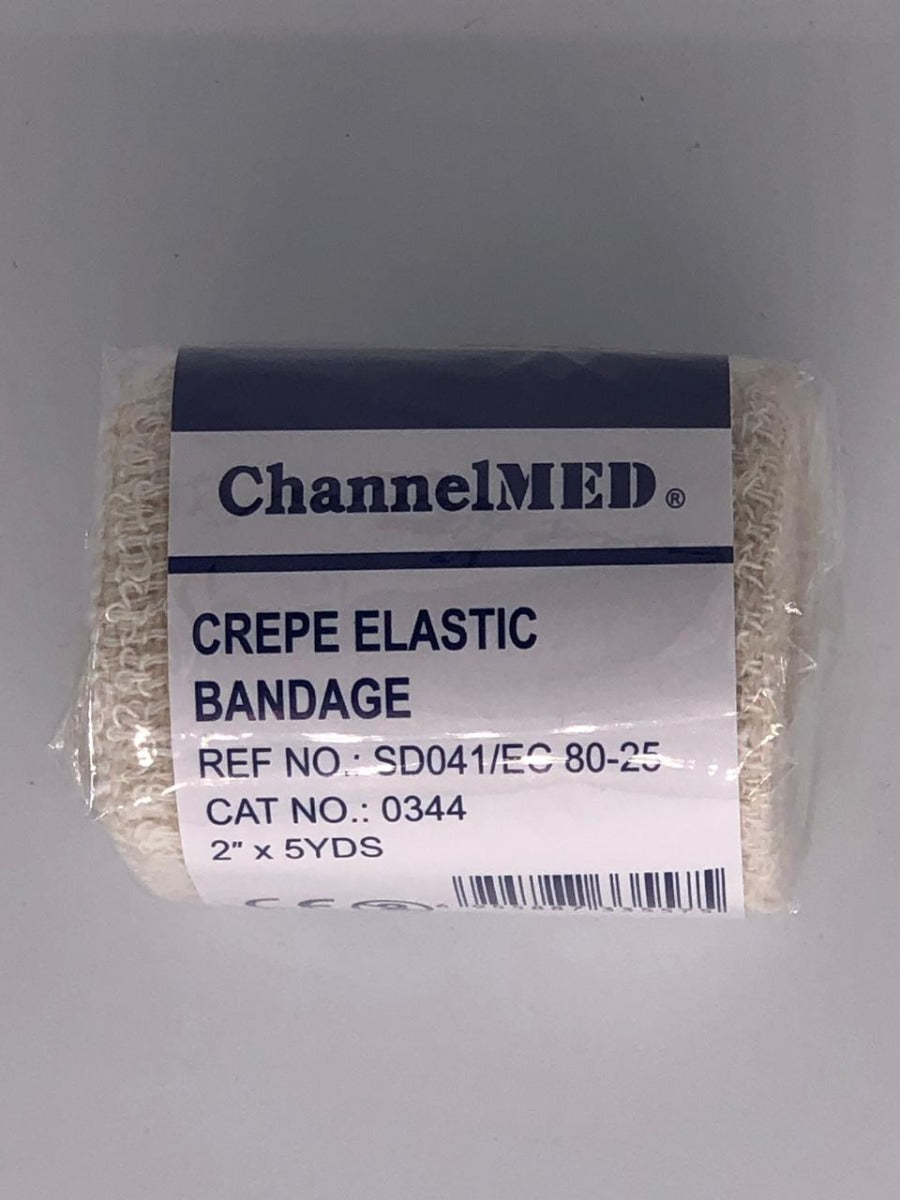 Crepe elastic Bandage / channelmed (12/dozen)