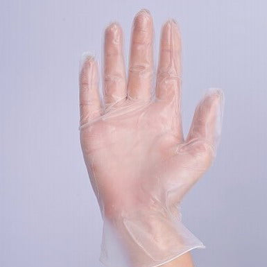 Disposable vinyl gloves powder free