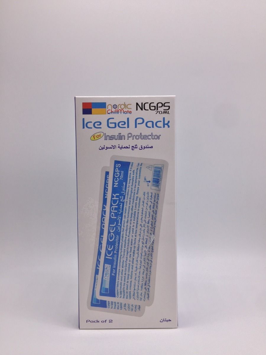 Ice gel pack for insulin protector-70 mm ( 2pcs/pack )