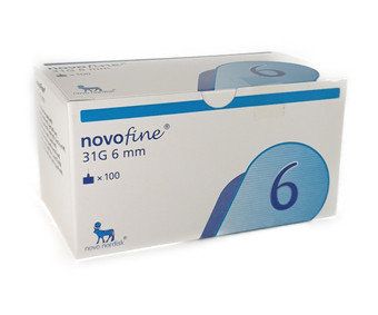 Insulin Injection needle , Novofine , 31 G 6 mm ( 100/pack)