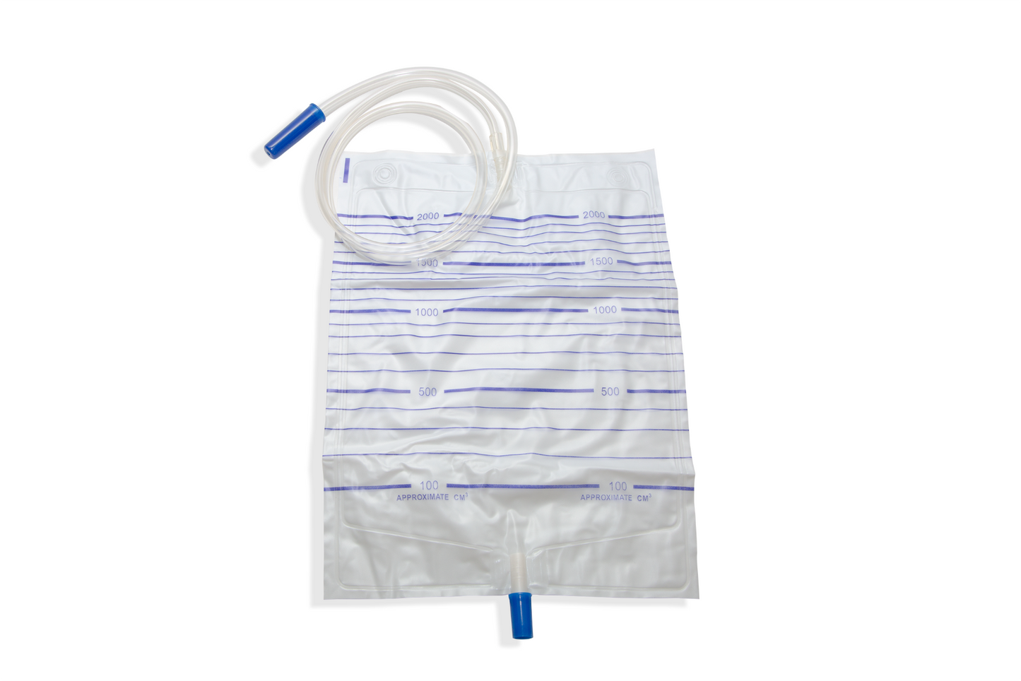 Urine Bag 2000 ml w/ Outlet and Sterile (10/pack)